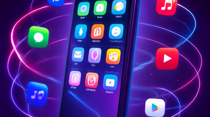 7788EG COM Sleek smartphone floating in space